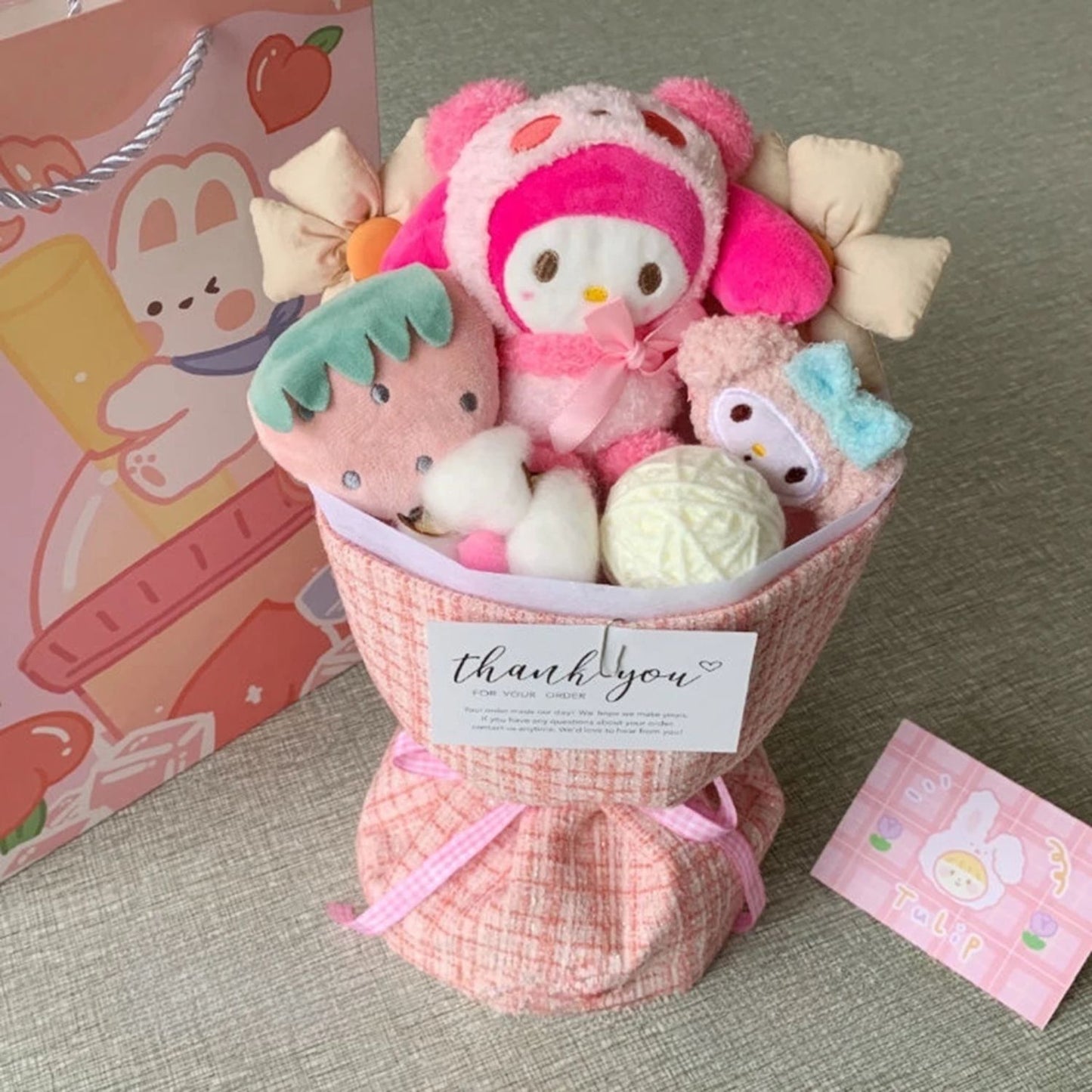 Bloomly™ Forever Puff Bouquet