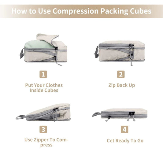 PackLight™ Travel Compression Bags