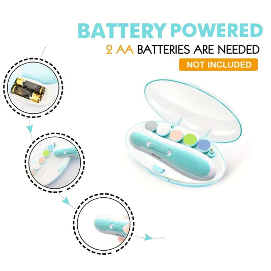 SafeTrim™ Electric Baby Nail Trimmer