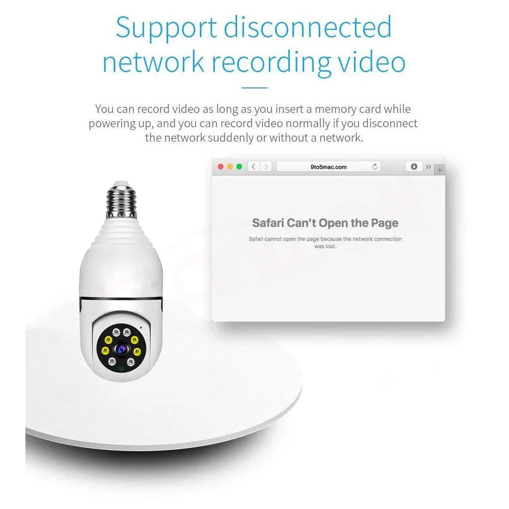 SecureBulb™ Panoramic Bulb Cam