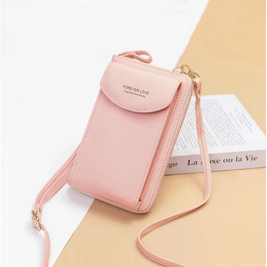 LuxeCarry™ Korean Leather Phone Wallet