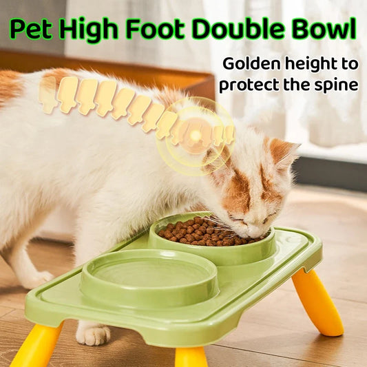 PetPlatter™ Dual Bowl Pet Feeder