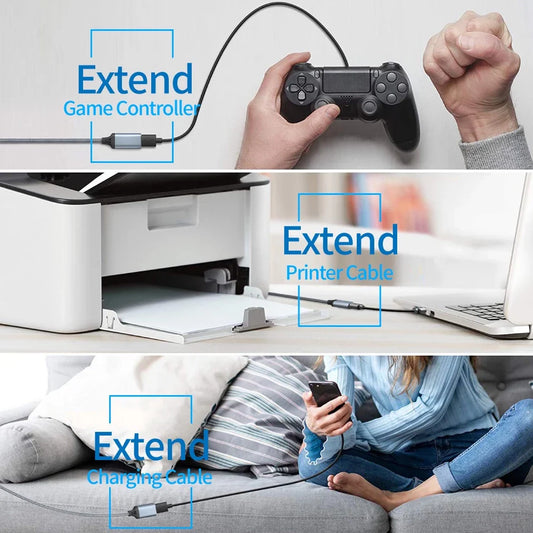 PowerExtend™ USB 3.0 Charging Extension Cable