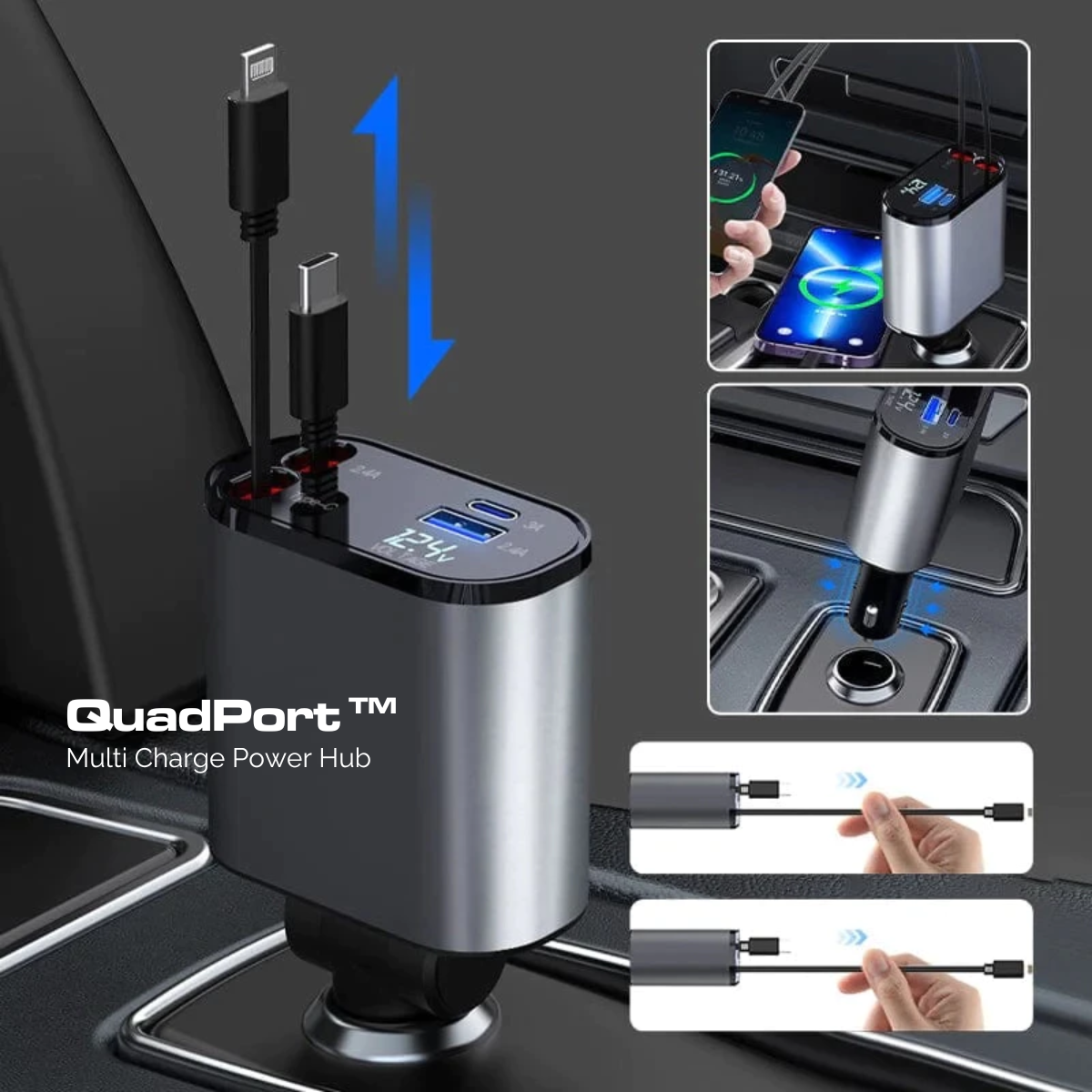 QuadPort™ Multi-Charge Power Hub