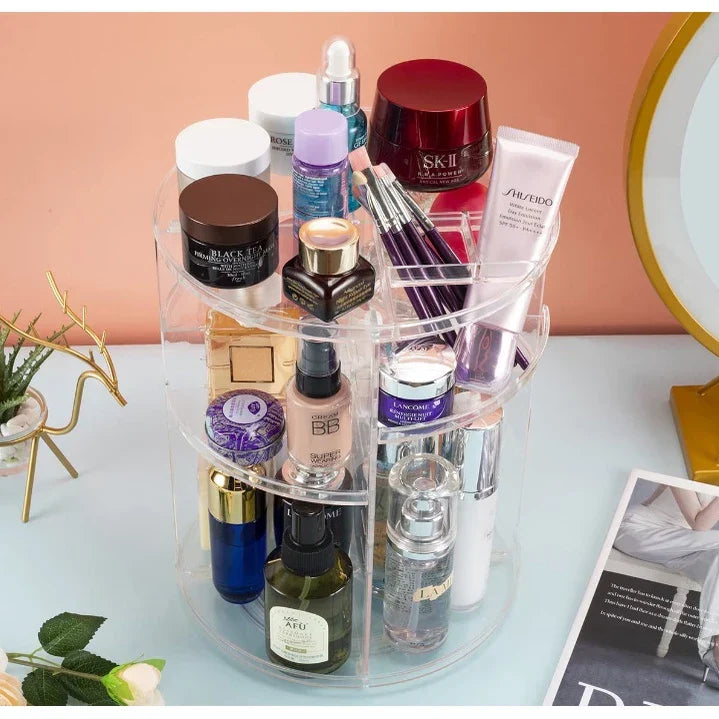 GlamSpin™ 360 Makeup Organizer