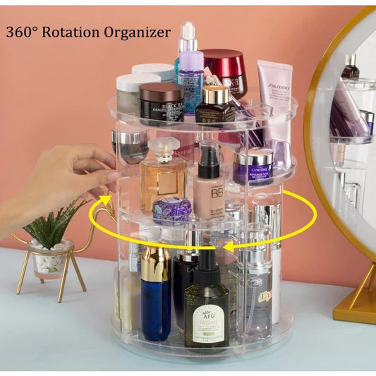 GlamSpin™ 360 Makeup Organizer