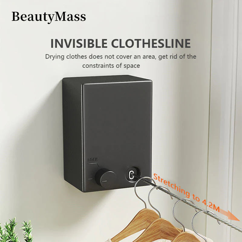 FlexLine™ Portable Retractable Clothesline
