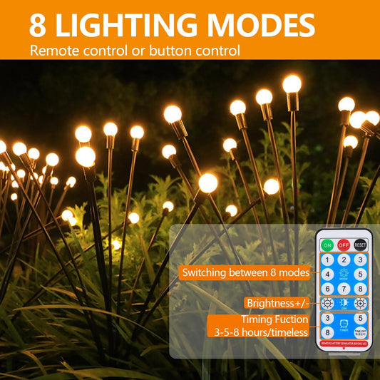 FlutterGlow™ Solar Garden Lights