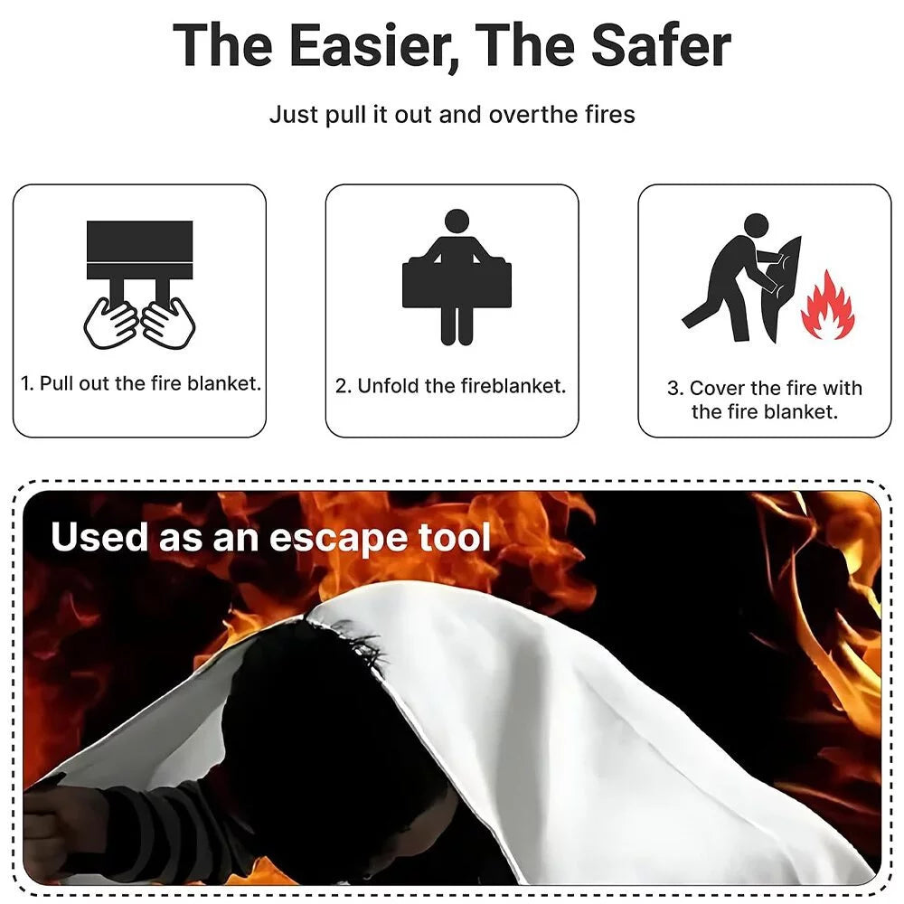FlameGuard™ Emergency Fire Blanket