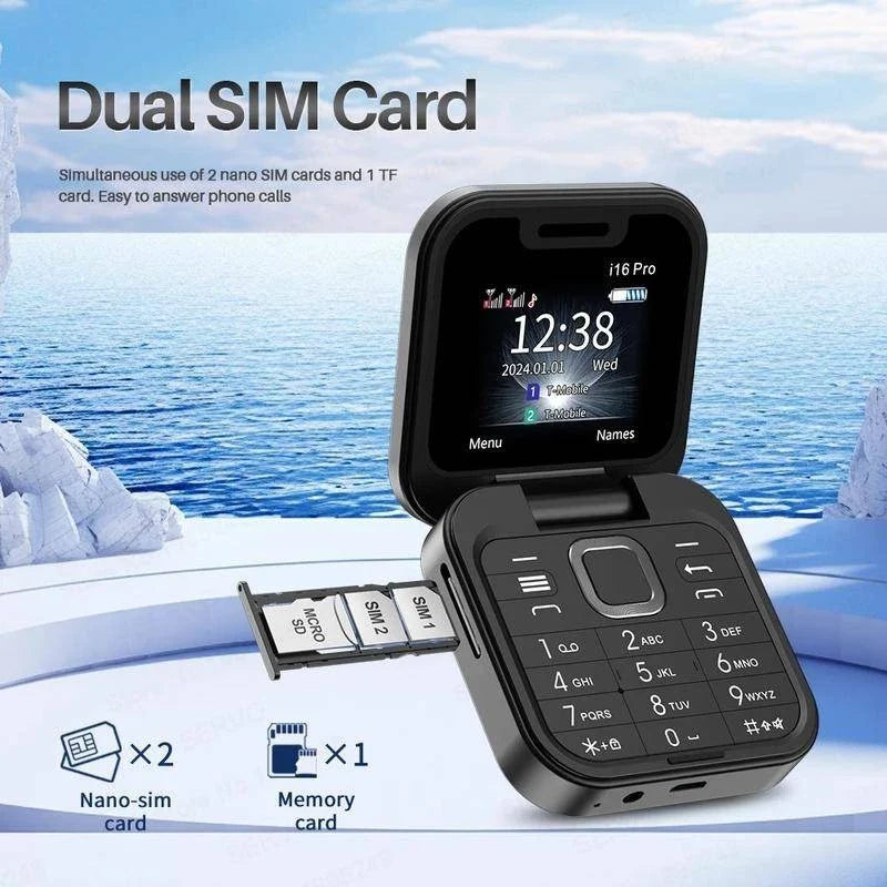 MiniMaster™ Keypad Flip Phone