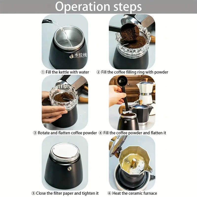 MokaBrew™ Moka Pot Coffee Maker