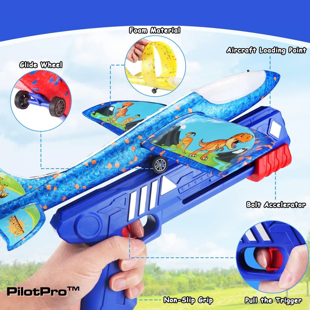 PilotPro™ SkyBlaster Airplane