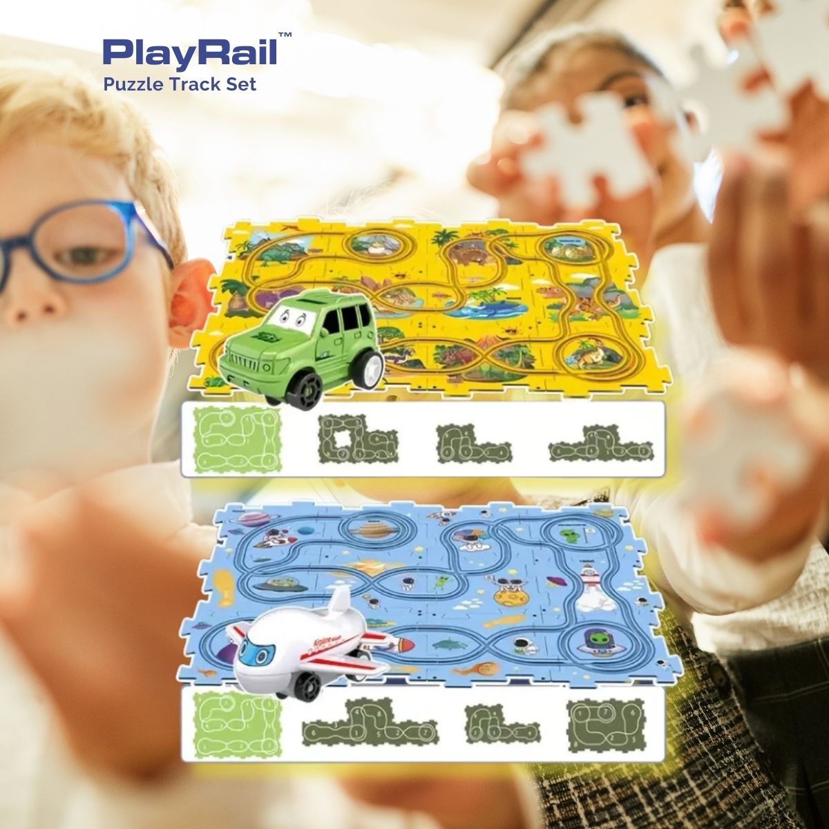 PlayRail™ Puzzle Track Set
