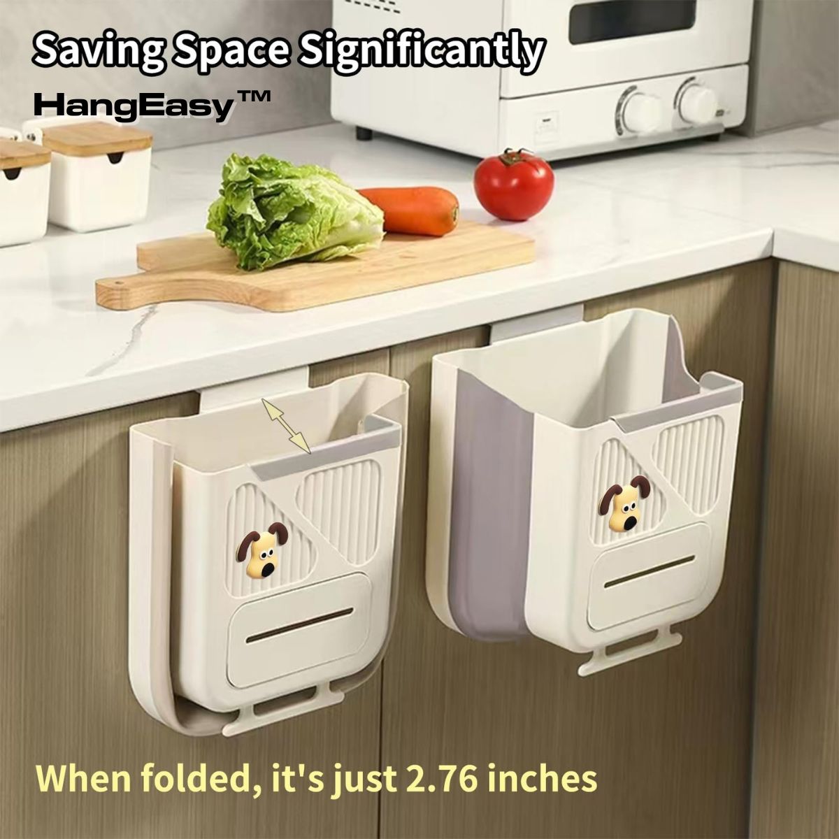 HangEasy® Foldable Hanging Trash Can