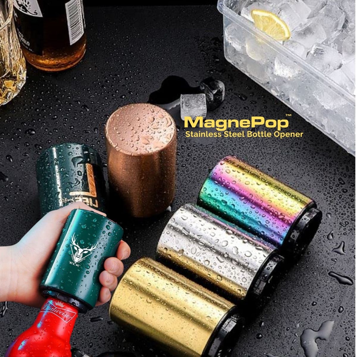 MagnePop™ Stainless Steel Bottle Opener