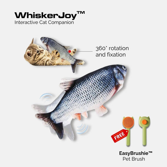 WhiskerJoy™ Interactive Cat Companion