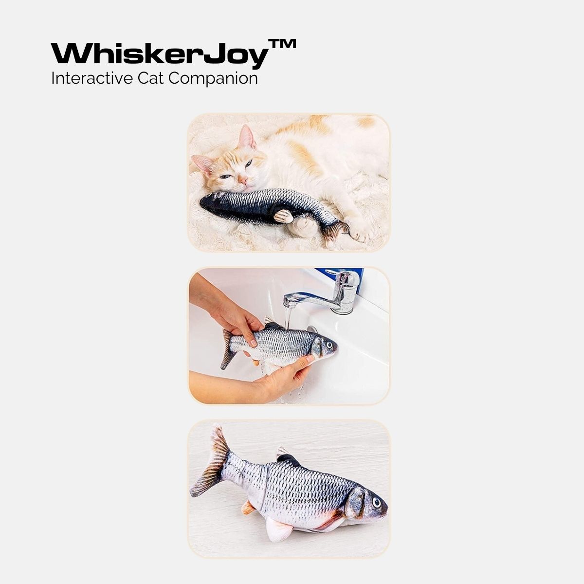 WhiskerJoy™ Interactive Cat Companion