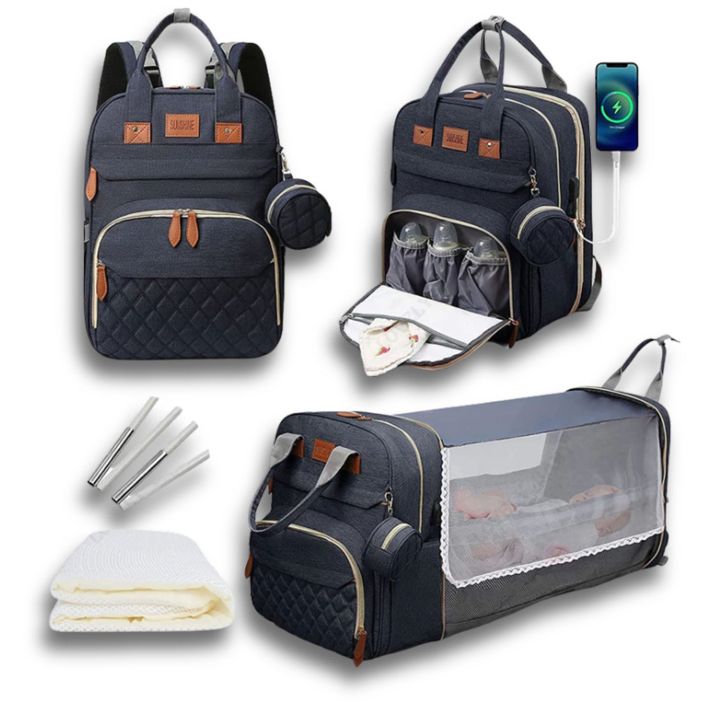 InstaCrib™ Travel Baby Bag