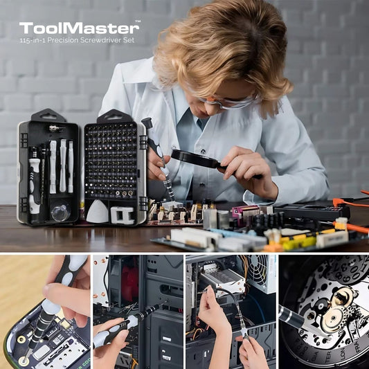 ToolMaster™ 115-in-1 Precision Screwdriver Set