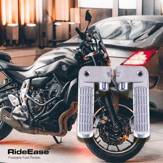 RideEase™ Foldable Foot Pedals