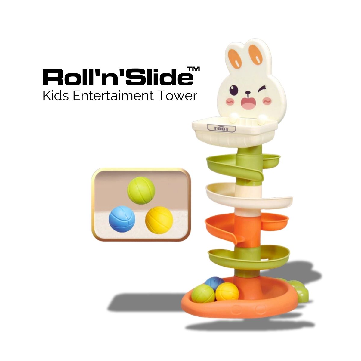 Roll'n'Slide™  - Kids Entertaiment Tower