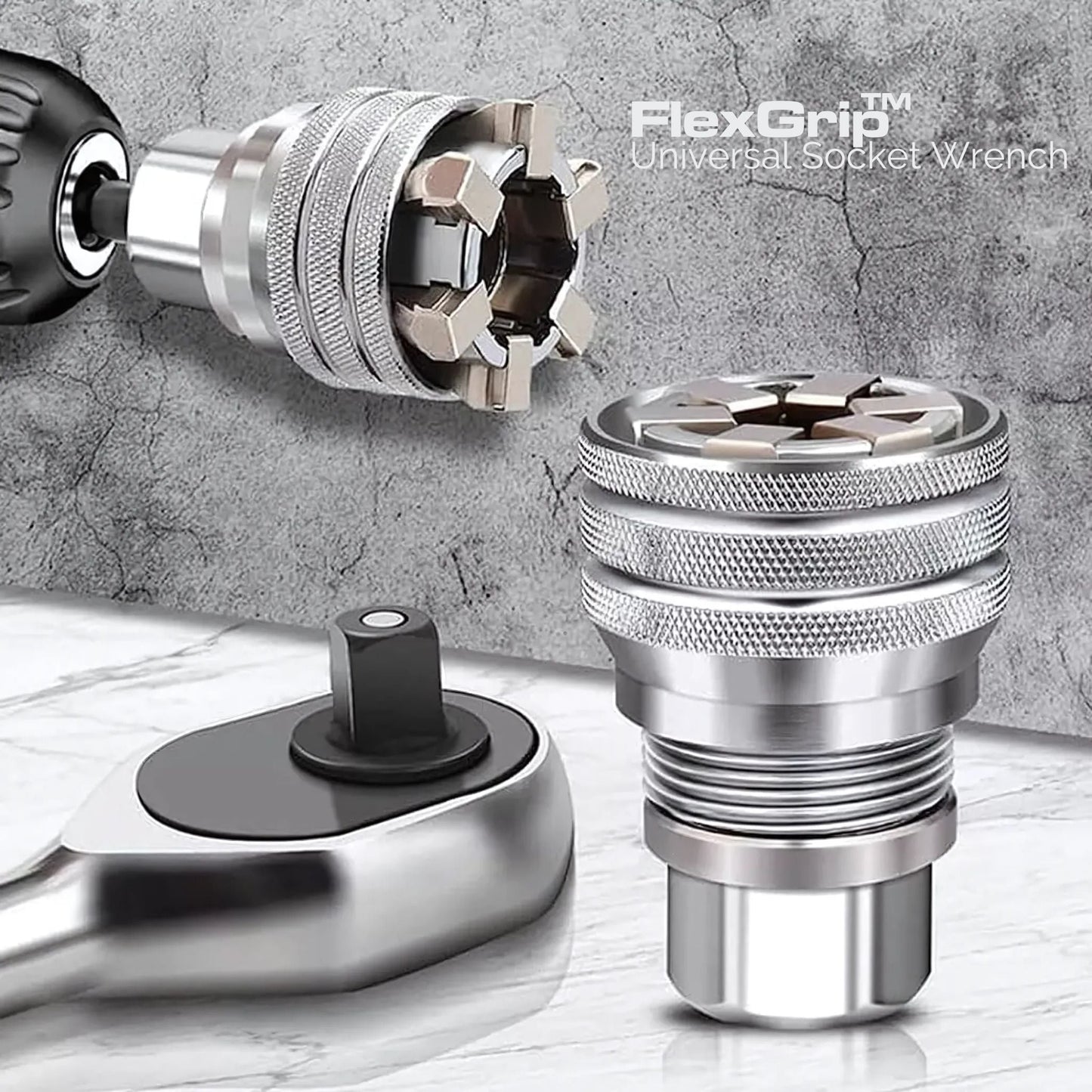 FlexGrip™ Universal Socket Wrench