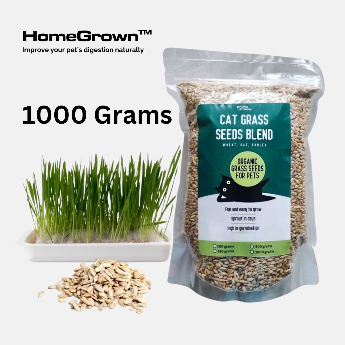 HomeGrown™ Digestive Grass Seeds