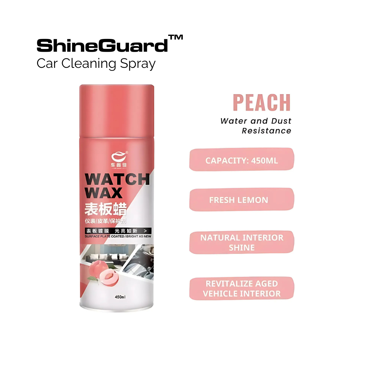 ShineGuard™ Car Cleaning Spray