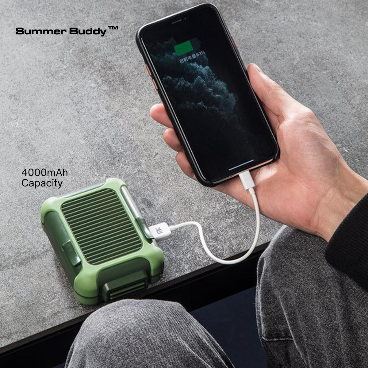 SummerBuddy™ Pocket Aircon & Powerbank
