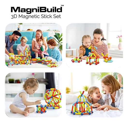 MagniBuild™ 3D Magnetic Stick Set