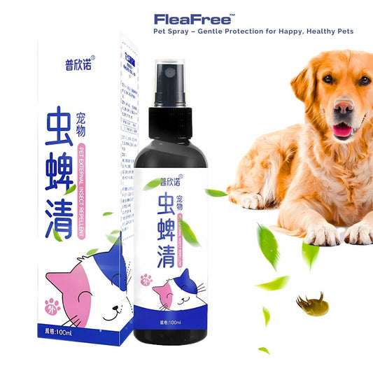 FleaFree™ Pet Spray – Gentle Protection for Happy, Healthy Pets