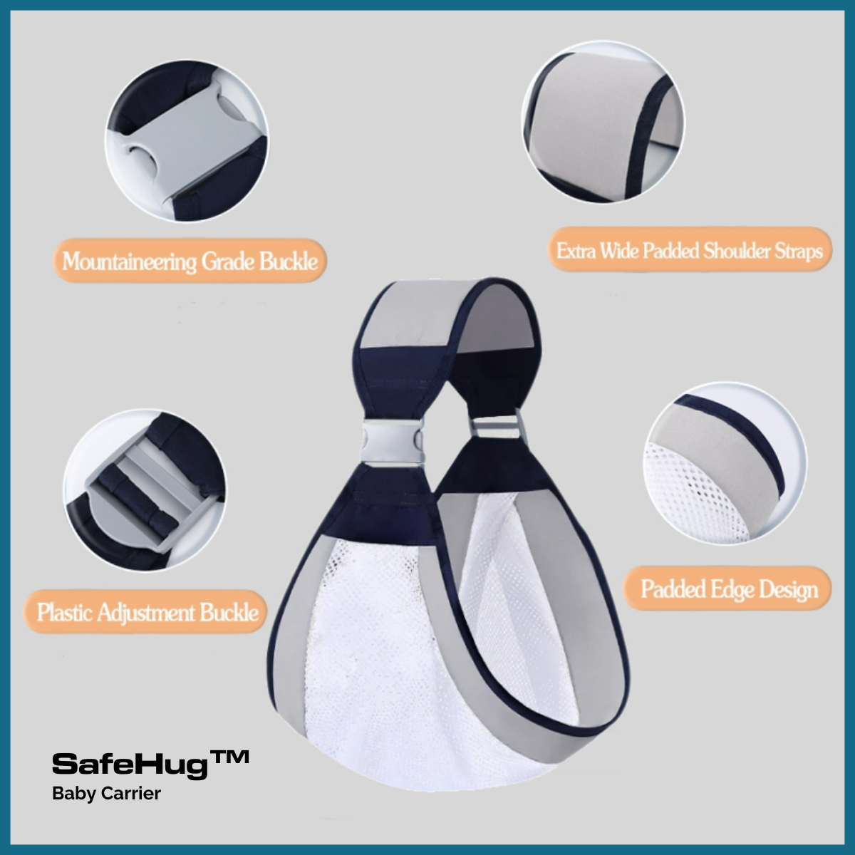 SafeHug™ Baby Carrier