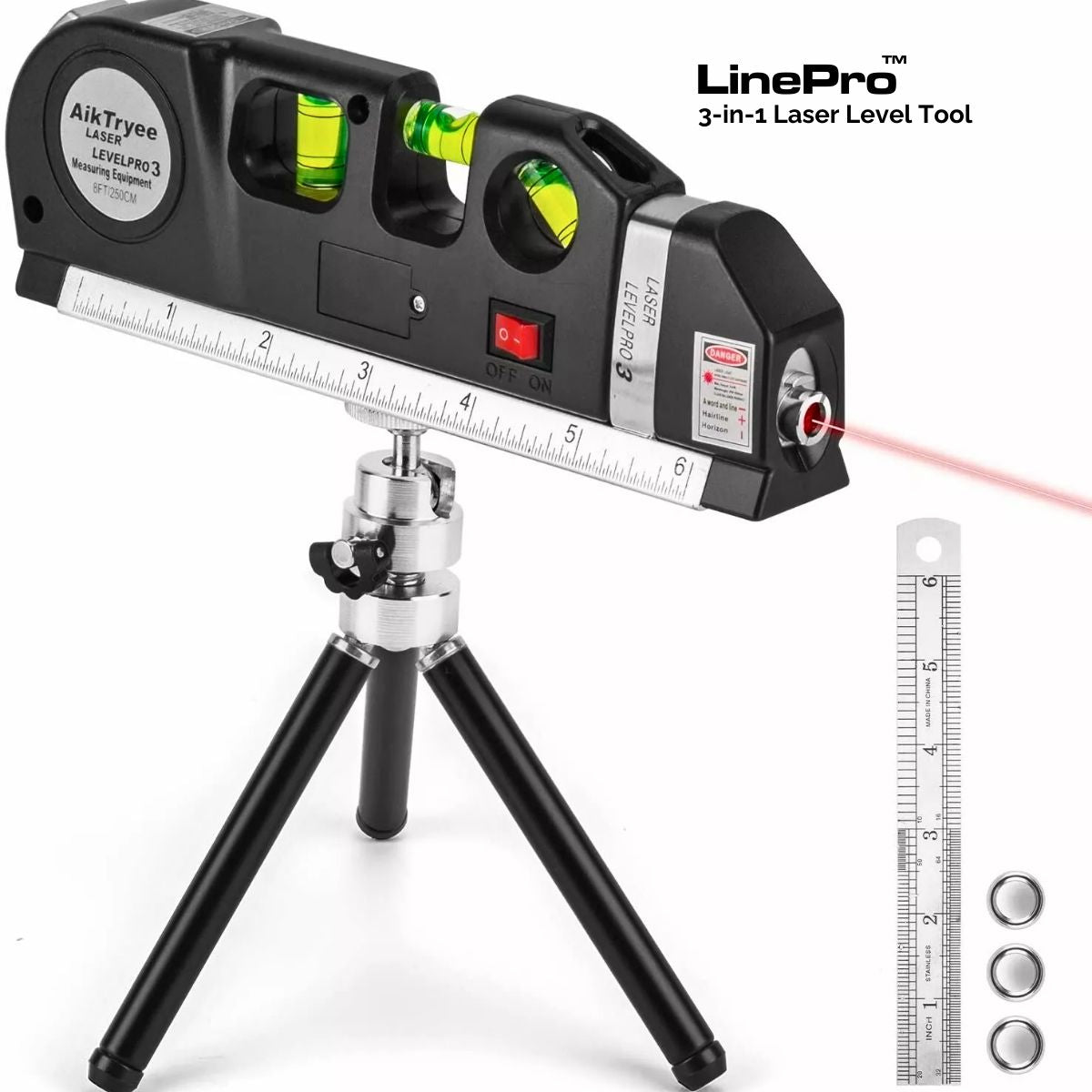 LinePro™ 3-in-1 Laser Level Tool