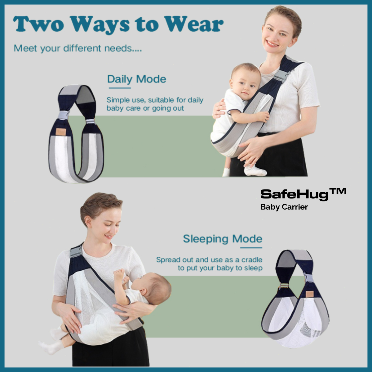 SafeHug™ Baby Carrier