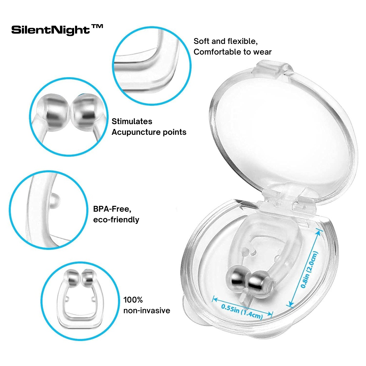 [BUY 1 TAKE 1 FREE] SilentNight™ Anti-Snore Device