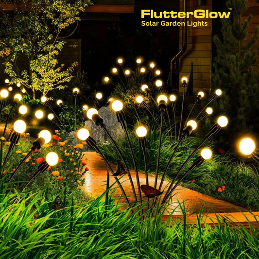 FlutterGlow™ Solar Garden Lights