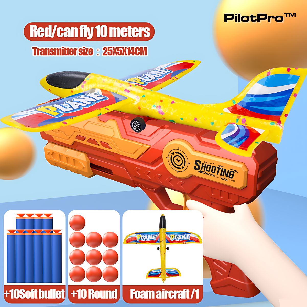 PilotPro™ SkyBlaster Airplane