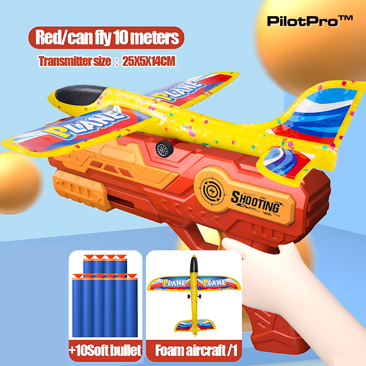PilotPro™ SkyBlaster Airplane