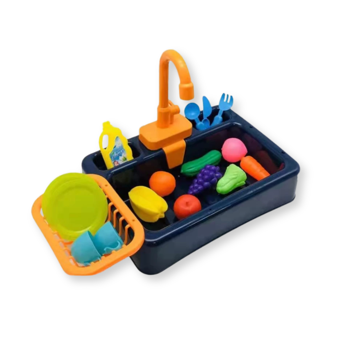 KiddieClean™ Electric Kitchen Sink Play Set