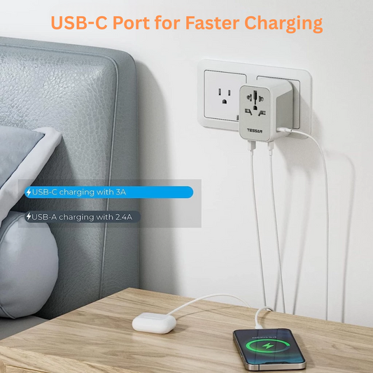 TravelVoltage™ Multi-port Travel Adapter