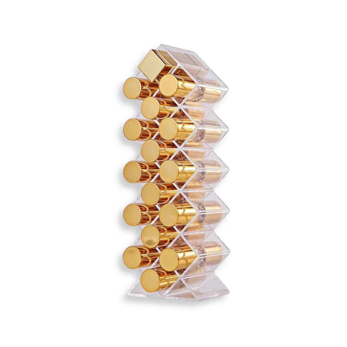 LipOrg™ 16 Slot Acrylic Lipstick Organizer