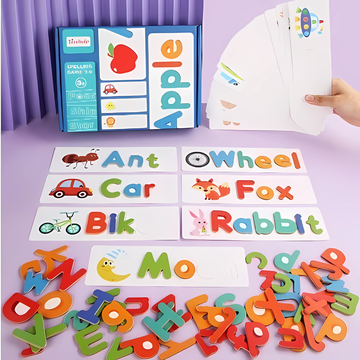 SpellSmart™ Wooden Spelling Game