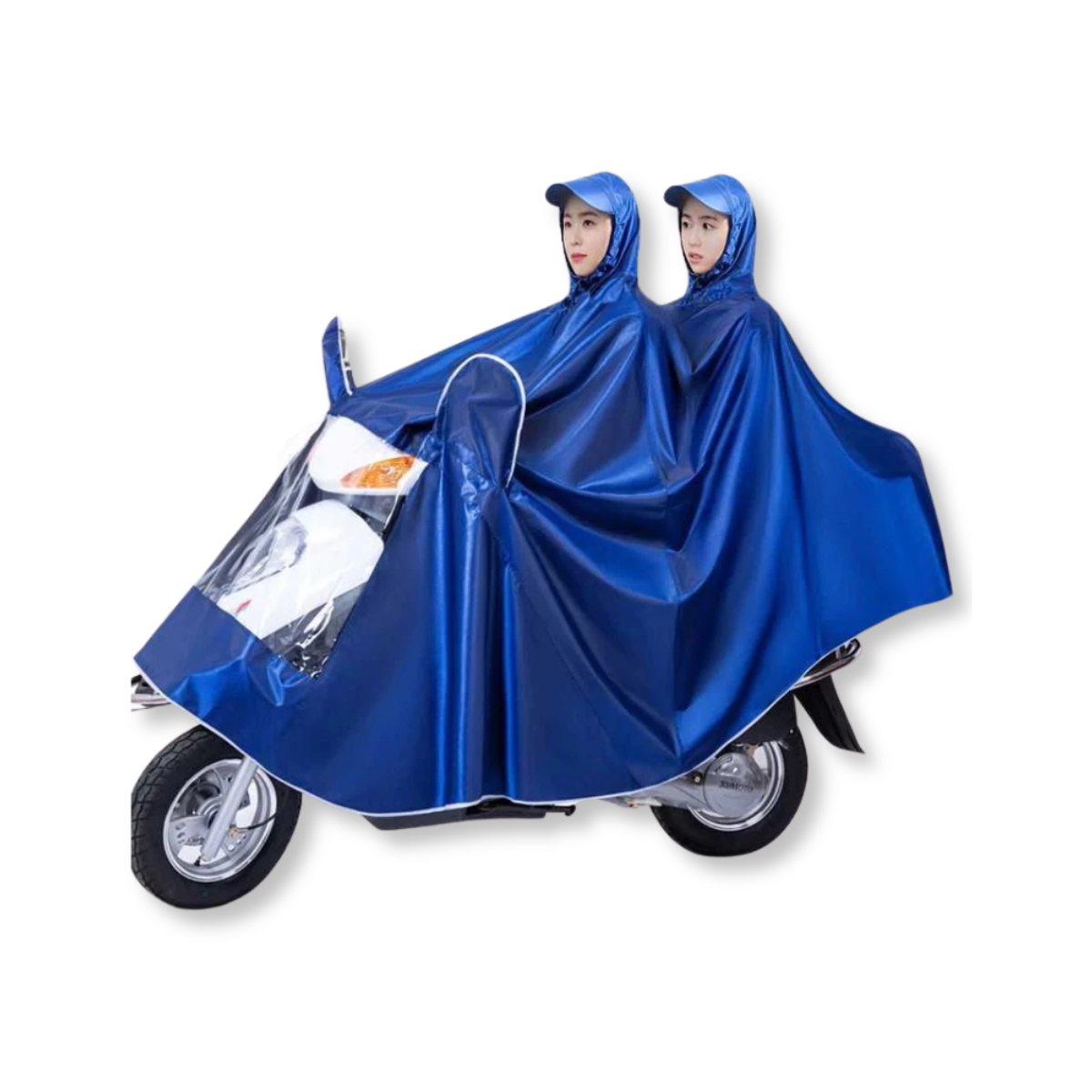 StormGuard™ Motorcycle Raincoat with Eye Cover