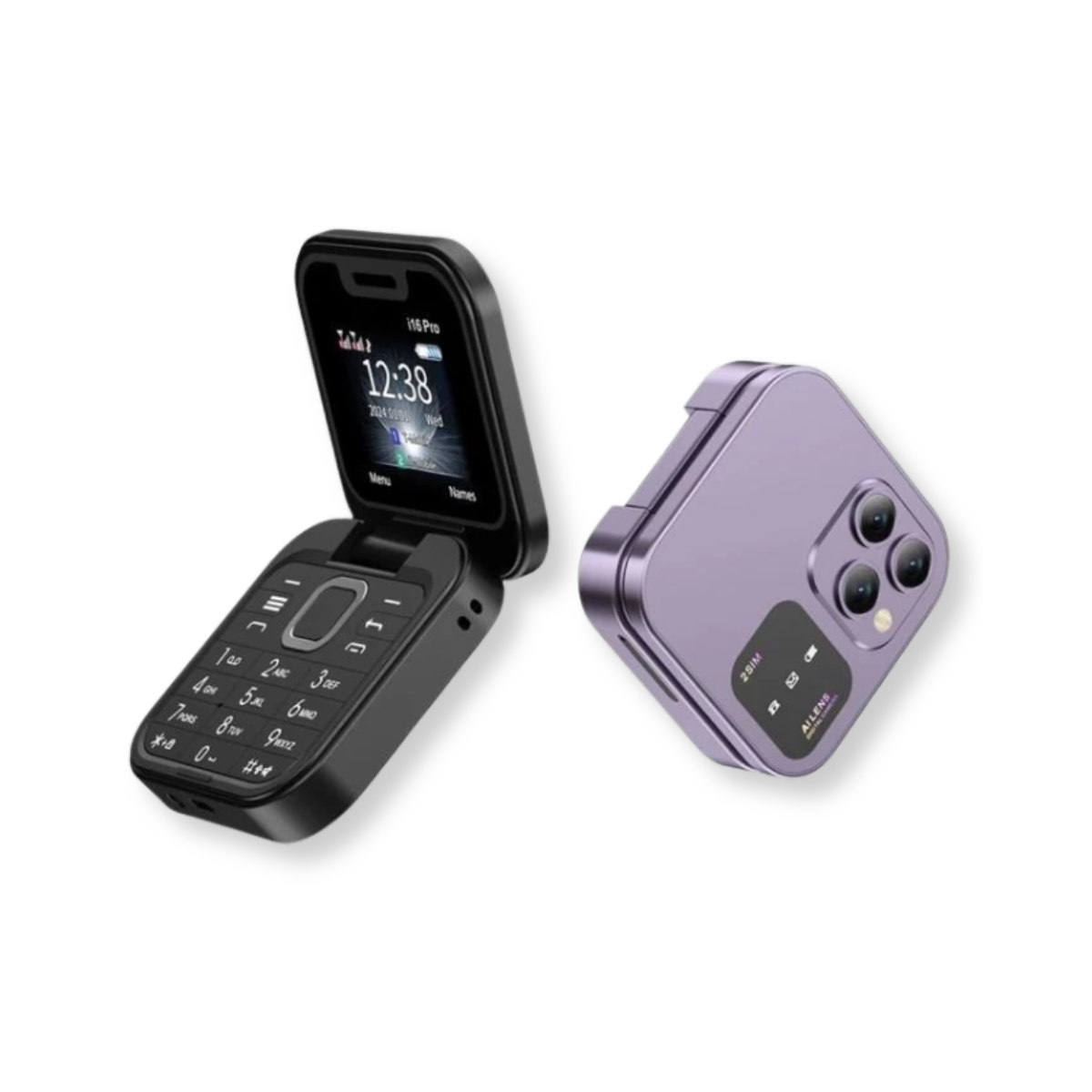 MiniMaster™ Keypad Flip Phone