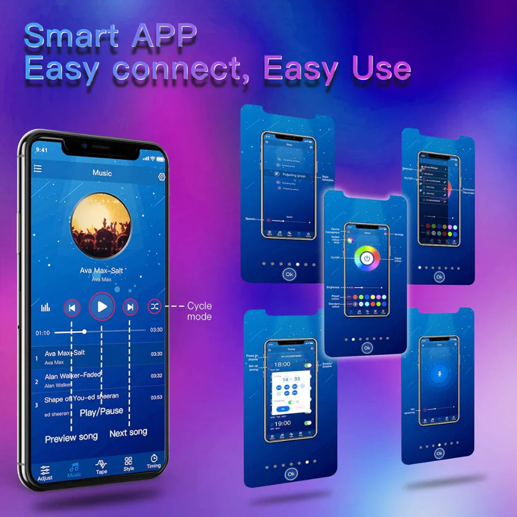 StripIt™ Bluetooth Strip Lights