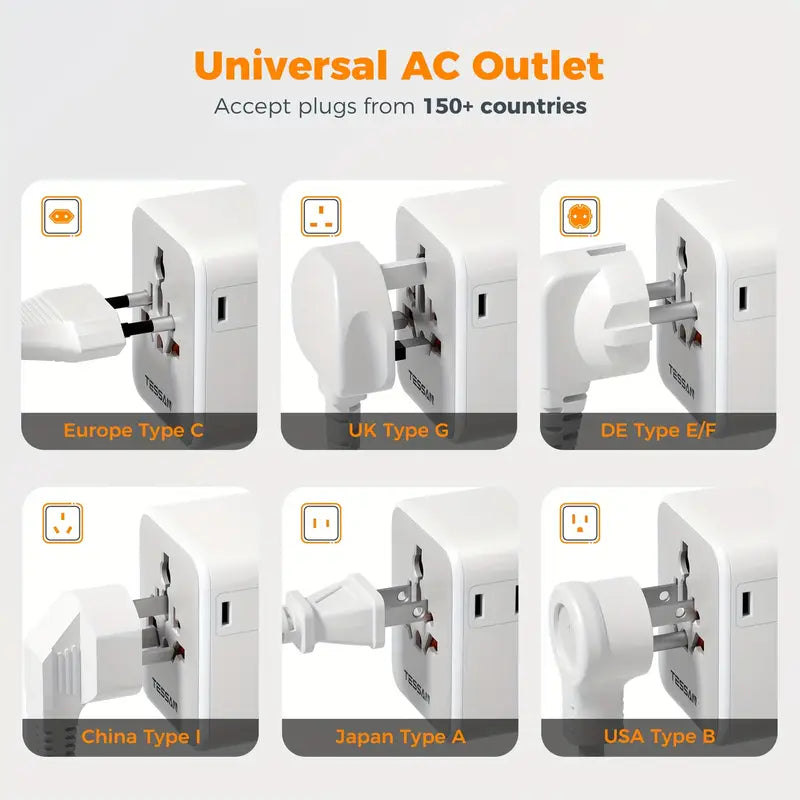 TravelVoltage™ Multi-port Travel Adapter