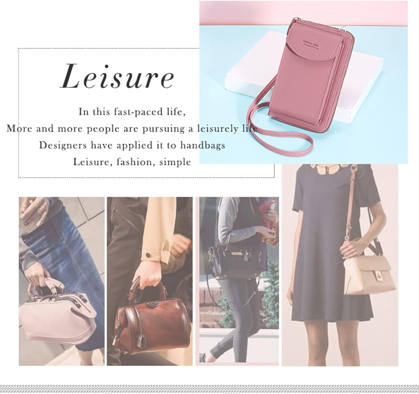 LuxeCarry™ Korean Leather Phone Wallet