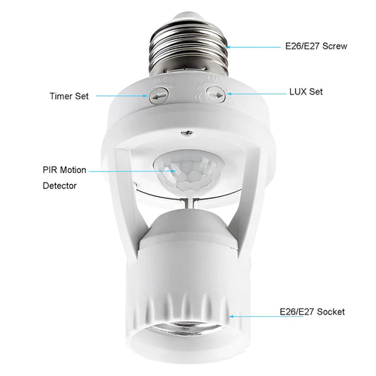 SenseLite™ Motion Sensor LED Bulb Socket