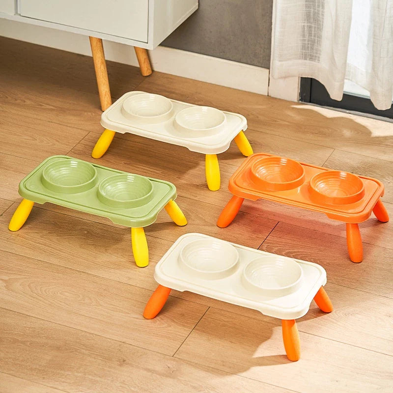 PetPlatter™ Dual Bowl Pet Feeder