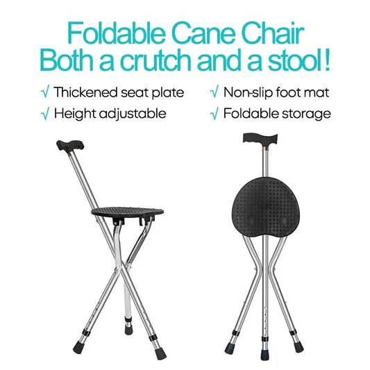 CaneSeat™ Foldable Cane Chair